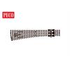Peco SL-U396F Weiche links, mittlerer Radius, 10°, R 457mm, Code 55, unifrog - N (1:160)