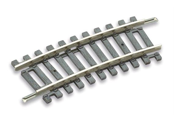 Peco ST-222 Gleis gebogen Radius 1 (371 mm, 11,25°, 1/32) Cd. 100 - H0 (1:87)