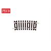 Peco ST-222 Gleis gebogen Radius 1 (371 mm, 11,25°, 1/32) Cd. 100 - H0 (1:87)