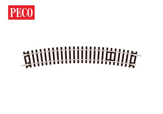 Peco ST-230 Gleis gebogen Radius 3 (505 mm, 22,5°, 1/16) Cd. 100 - H0 (1:87)