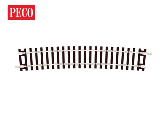 Peco ST-238 Gleis gebogen für Y-Weiche (860 mm, 11,25°, 1/32) Cd. 100 - H0 (1:87)
