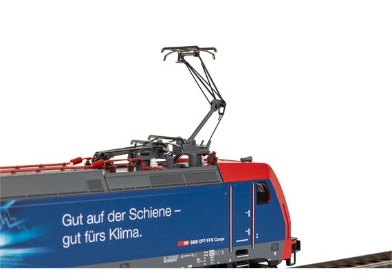 PIKO 21619 SBB Cargo E-Lok 484 020-3 "Gut auf der Schiene, gut fürs Klima", Ep. VI, DC | Bild 3