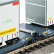 PIKO 24635 CH-CEMAT Doppeltaschenwagen T3000 mit 2 "Ambrogio" Trailern, Ep. VI - H0 (1:87) | Bild 3
