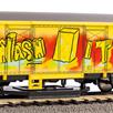 PIKO 54309 SBB Schienenreinigungswagen gelb mit Graffiti, Ep.V - H0 (1:87) | Bild 3