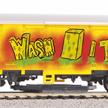 PIKO 54309 SBB Schienenreinigungswagen gelb mit Graffiti, Ep.V - H0 (1:87) | Bild 1