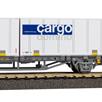 PIKO 58732 CH-AAE Containertragwagen bel. mit 2 20' Container Cargo Domino Ep. V - H0 | Bild 2