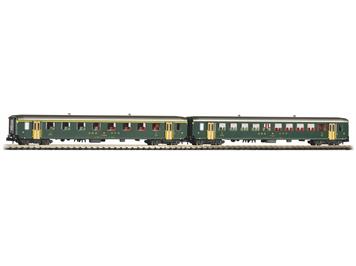 PIKO 94398 SBB Wagenset EWI 1 x A & 1 x B mit alter Schrift, 2teilig - N (1:160)