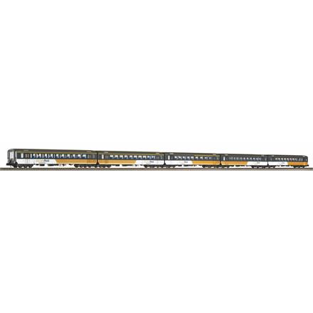 PIKO 94399 BLS 5er Set Personenwagen EW I Golden Pass - N (1:160)
