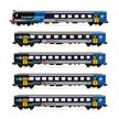 PIKO 94462 SBB N-Set 5-tlg. RE ZUGKRAFT AARGAU, 1x BDt, 1x A, 3x B, Ep. V - N (1:160) | Bild 1