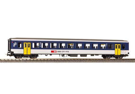 PIKO 96099 SBB Personenwagen EW I 2. Klasse 174-5 NPZ-Lackierung, Ep. V - H0 (1:87)
