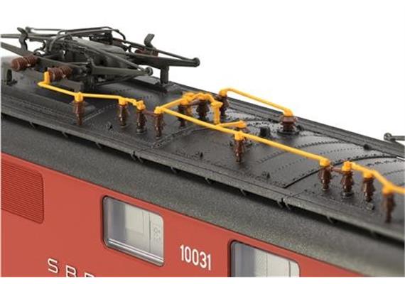 PIKO 96877 SBB E-Lok Re 4/4 I 10031 2. Serie rot, DC, H0 (1:87) | Bild 6