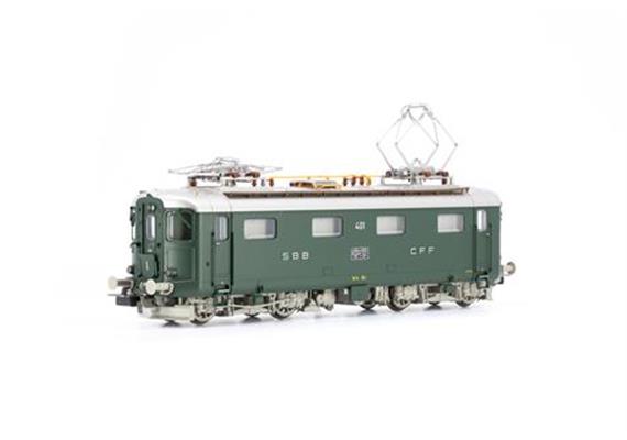 PIKO 96881 SBB E-Lok Re 4/4 I 1.Serie 401 grün Ursprung,DCS Ep III - H0 (1:87) | Bild 2