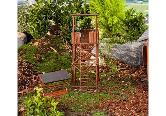 POLA 331079 Jägerhochsitz mit Futterkrippe, Spur G (1:22,5)