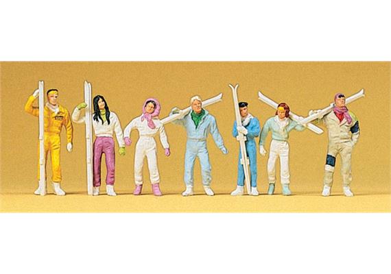 Preiser 10316 Wintersportler mit Skiern - H0 (1:87)