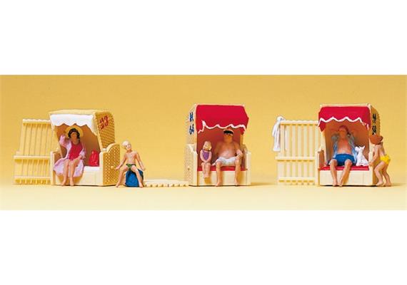 Preiser 10427 Im Strandkorb - H0 (1:87)