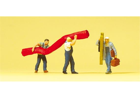 Preiser 10568 Handwerker, Teppich - H0 (1:87)