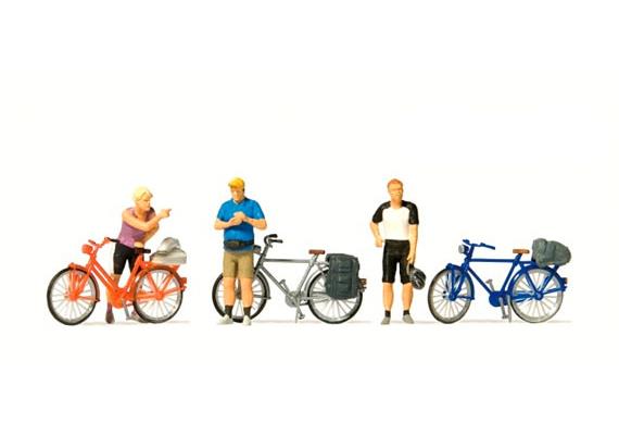 Preiser 10644 Radfahrer stehend - H0 (1:87)