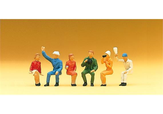 Preiser 14025 Sitzende Zuschauer - H0 (1:87)