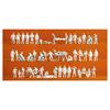 Preiser 16362 Rettungsdienst, 52 unbemalte Miniaturfiguren - H0 (1:87)