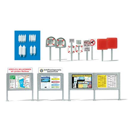 Preiser 17317 Schilder und Tafeln - H0 (1:87)