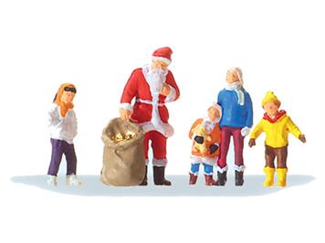 Preiser 29098 Weihnachtsmann mit Kindern