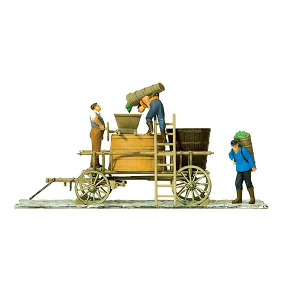 Preiser 30398 Winzerwagen stehend (Fertigmodell) - H0 (1:87)