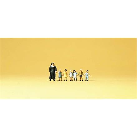 Preiser 79127 Nonne mit Kindern - N (1:160)