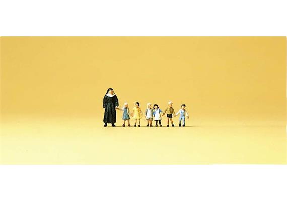 Preiser 79127 Nonne mit Kindern - N (1:160)