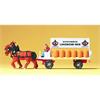 Preiser 79478 Brauereiwagen mit Pferden - N (1:160)