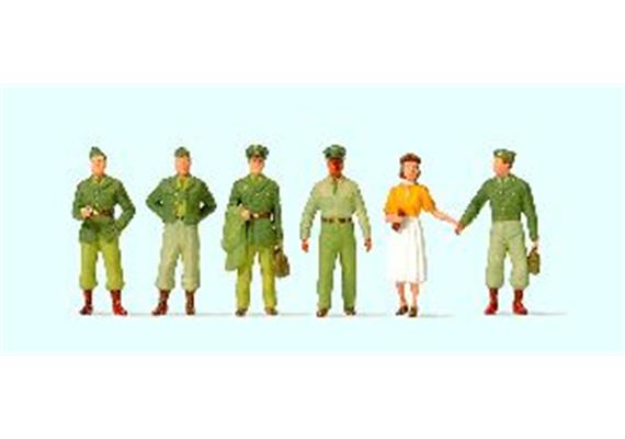 Preiser US-Soldaten fünfziger Jahre HO