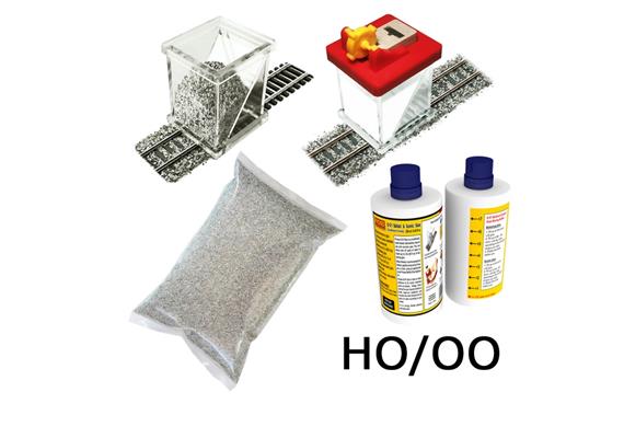 Proses BALKIT-11 Ballasting Kit "Light Grey" / Schotter & Schotterkleber-Applikator