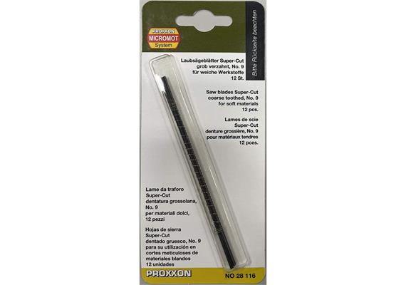 Proxxon 28 116 Feinschnitt-Sägeblatt ohne Stift Zähne pro Zoll 14 Sägeblatt länge 130 mm | Bild 2