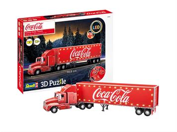 Revell 00152 3D Puzzle Coca-Cola Truck LED Edition