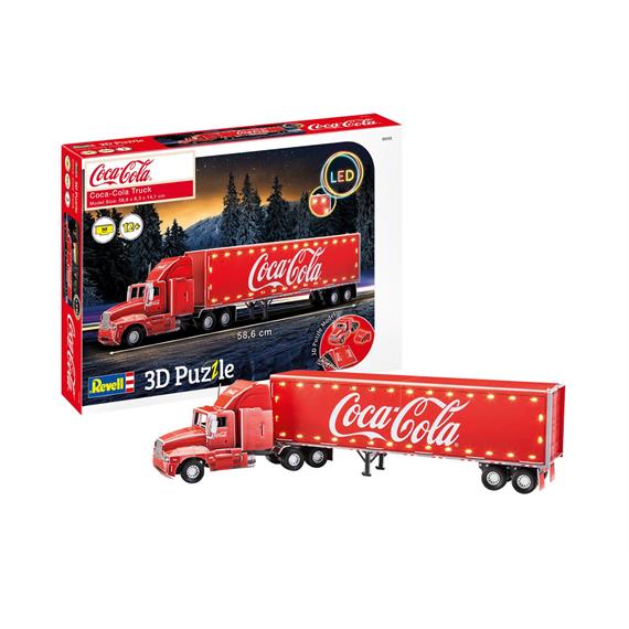 Revell 00152 3D Puzzle Coca-Cola Truck LED Edition