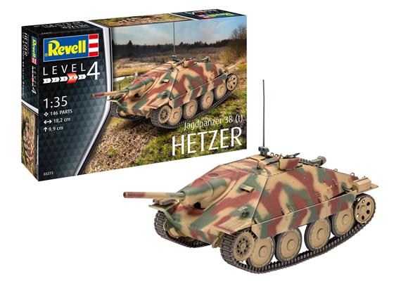 Revell 03272 Jagdpanzer 38 (t) HETZER, Massstab 1:35