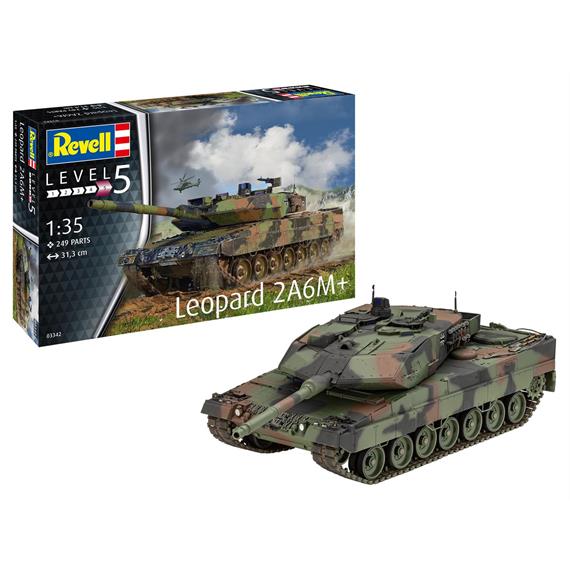 Revell 03342 Leopard 2 A6M+, Bausatz - Massstab 1:35