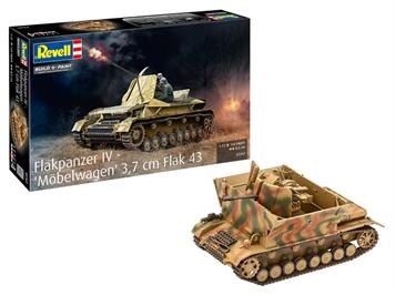 Revell 03363 Flakpanzer IV Möbelwagen 3.7 cm Flak 43 - Massstab 1:72