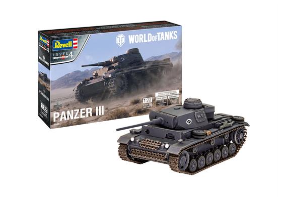 Revell 03501 PzKpfw III Ausf. L "World of Tanks", Massstab 1:72 | Bild 1