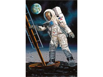 Revell 03702 Apollo 11 Astronaut on the Moon (50Y. Moon Landing) 1:8