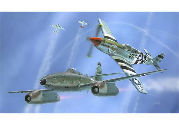 Revell 03711 Combat Set Messerschmitt Me262 & P-51B Mustang, 1:72 | Bild 6