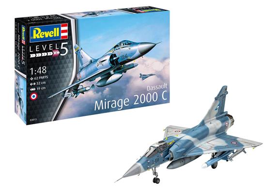 Revell 03813 Dassault Mirage 2000C - Massstab 1:48 | Bild 1