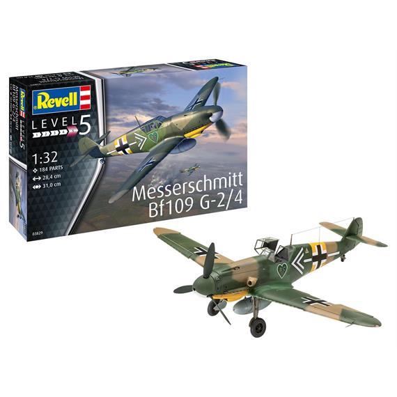 Revell 03829 Messerschmitt Bf109G-2/4 - Bausatz - Maßstab 1:32