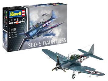 Revell 03869 SBD-5 Dauntless Navyfighter, Bausatz, Massstab1:48