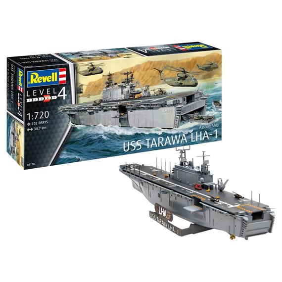 Revell 05170 Assault Ship USS Tarawa LHA-1 - Massstab 1:720