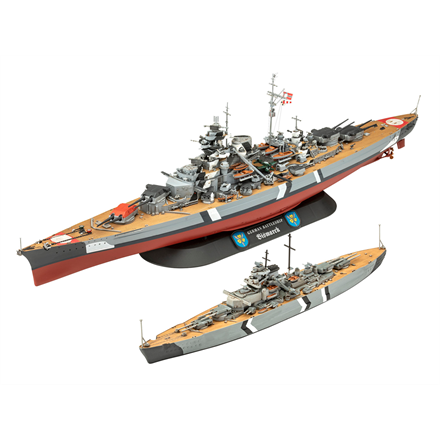 Revell 05637 Geschenkset The Legendary Bismarck - Massstab 1:700 und 1:1200