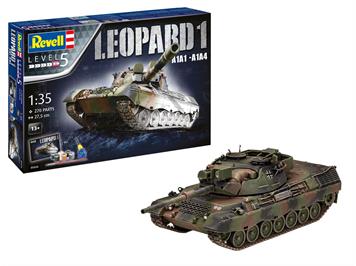 Revell 05656 Geschenkset Leopard 1 A1A1-A1A4 - Massstab 1:35