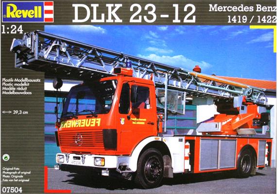 Revell 07504 Mercedes-Benz Drehleiter DLK 23-12 1419F/1422F 1:24 lim. Edition