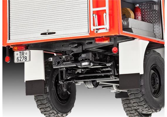 Revell 07512 Mercedes-Benz Unimog U 1300 L TLF 8/18 - Massstab 1:24 | Bild 3