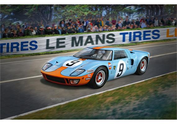 Revell 07696 Ford GT 40 Le Mans 1968 - Bausatz - Maßstab 1:24 | Bild 6