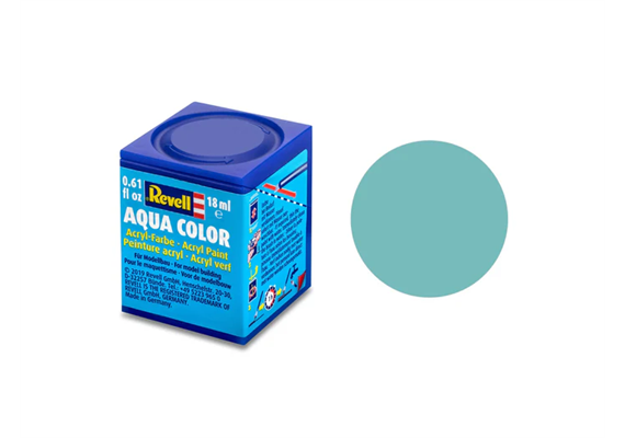Revell 36155 lichtgruen, matt - Matt "Light Green" (RAL 6027) Aqua Color - 18ml | Bild 1